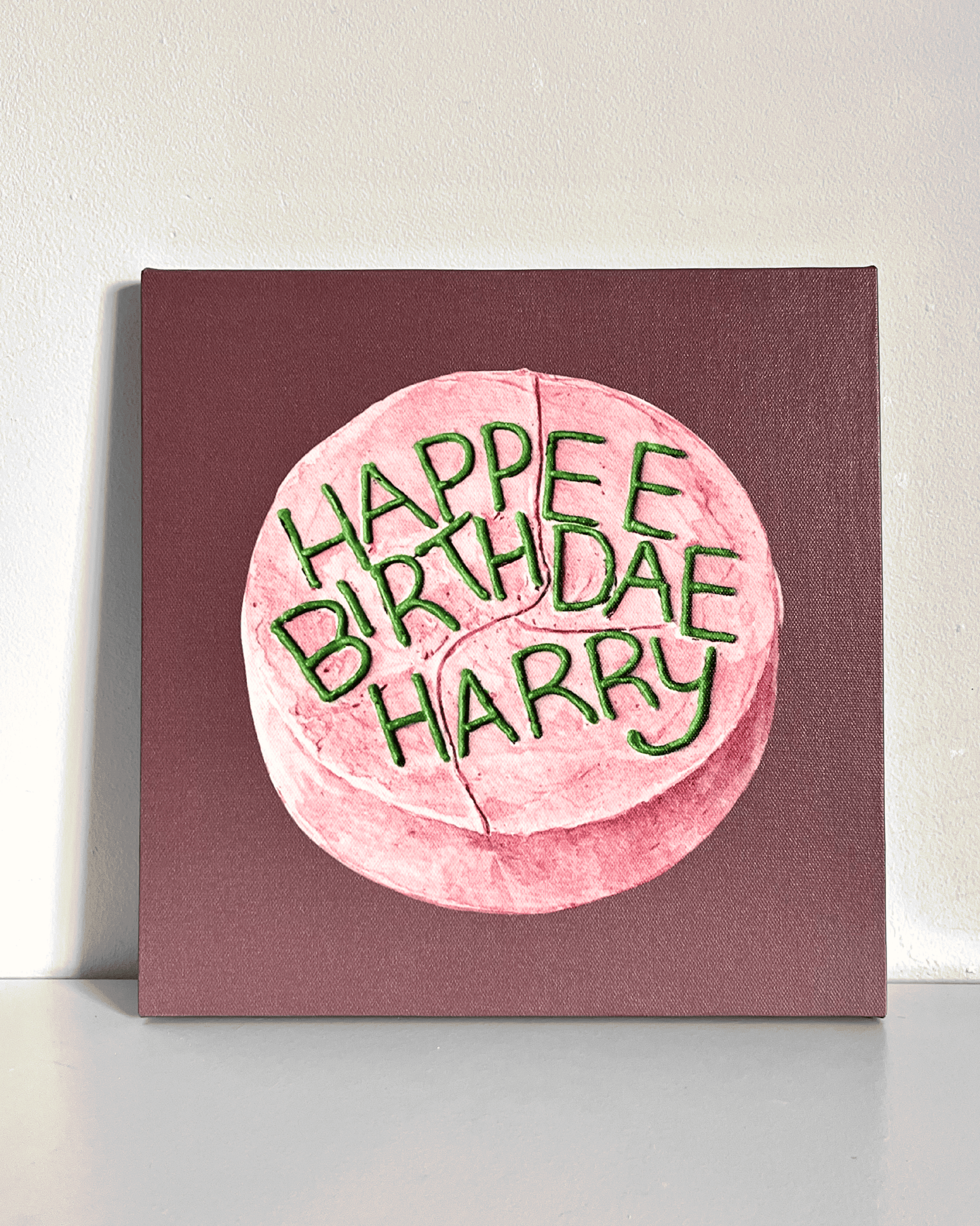 Happee Birthdae Harry Bedazzle Canvas Kit