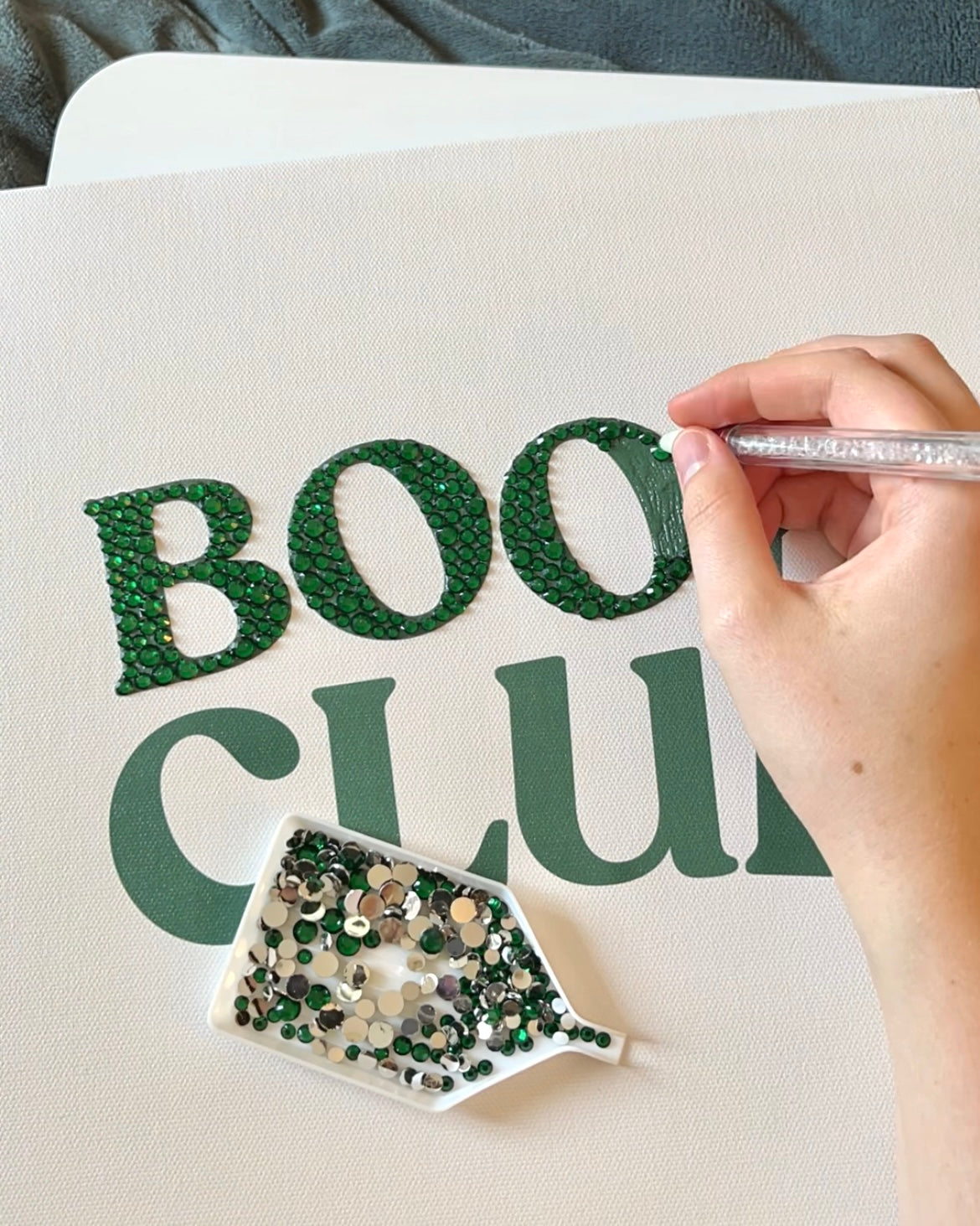 Book Club Bedazzle Canvas Kit