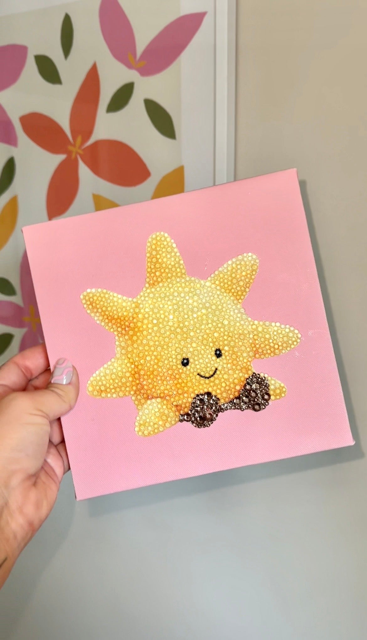Sunshine Plushie Bedazzle Canvas Kit