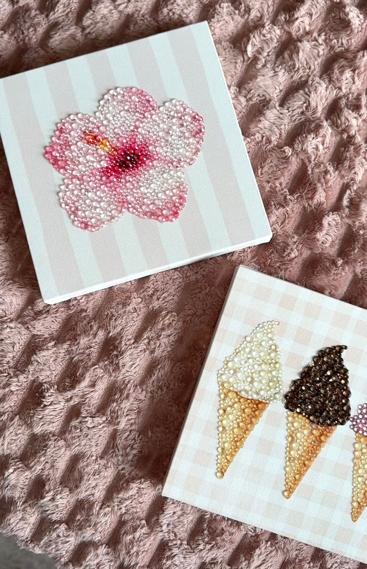 Hibiscus Bedazzle Canvas Kit
