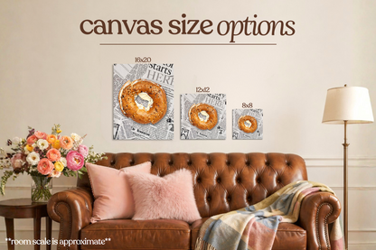 Bagel Bedazzle Canvas Kit