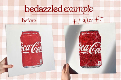 Diet Cola Bedazzle Canvas Kit