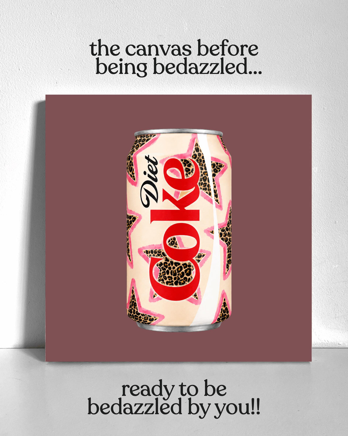Star Diet Cola Bedazzle Canvas Kit