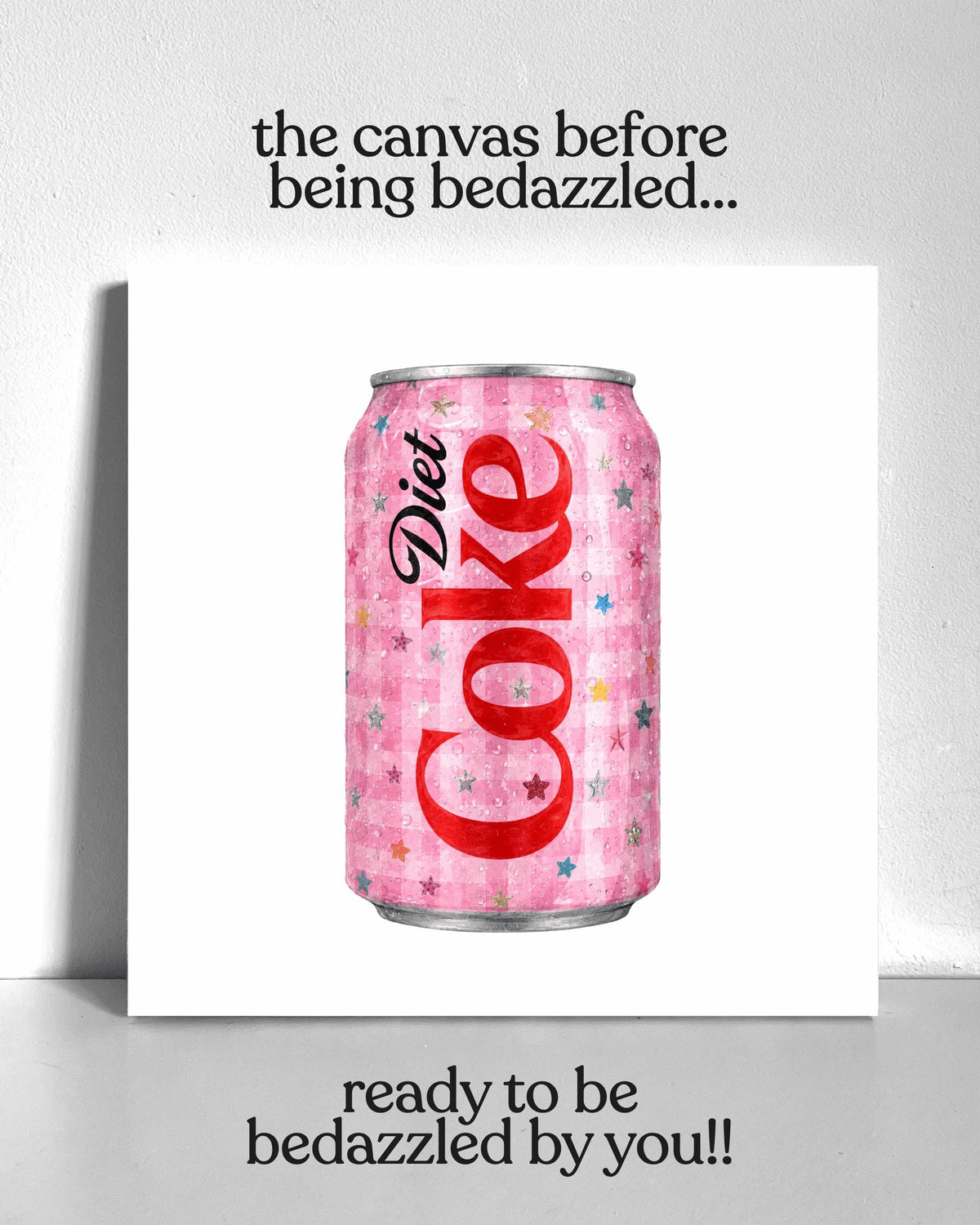 Star Diet Cola Bedazzle Canvas Kit