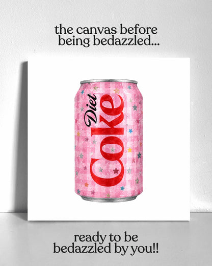 Star Diet Cola Bedazzle Canvas Kit
