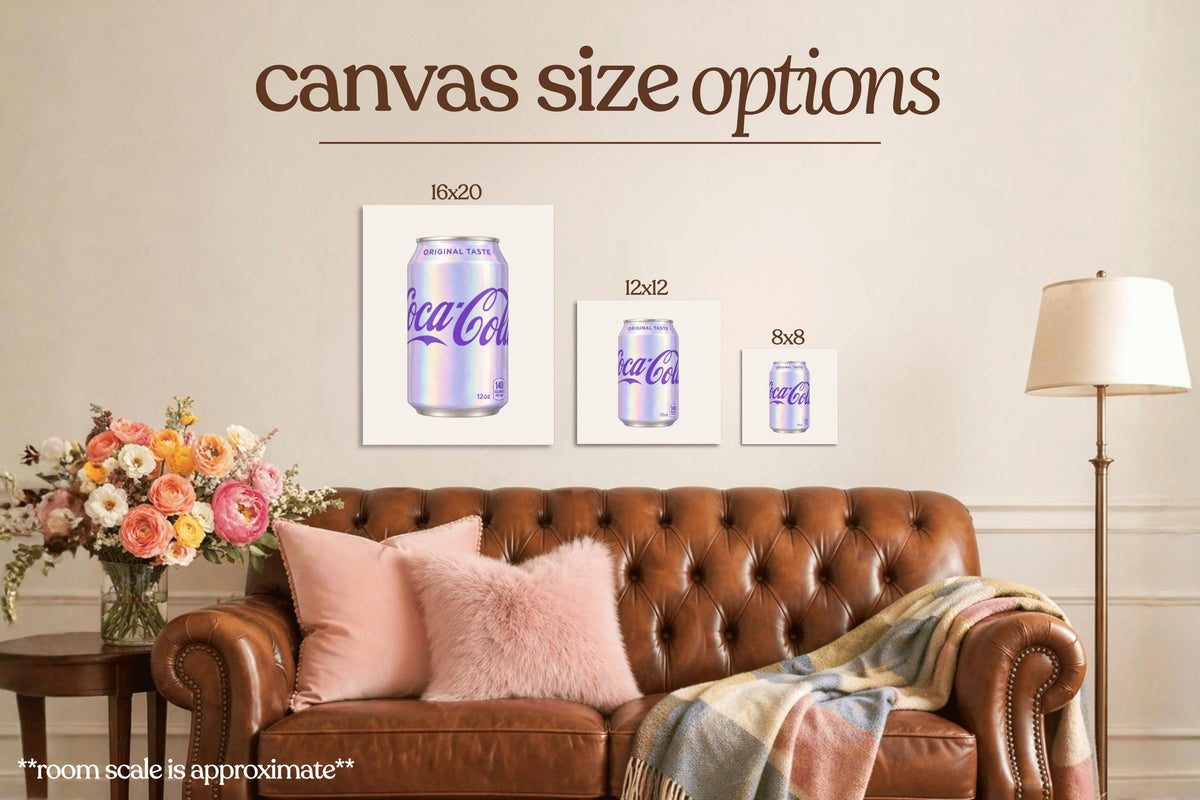 Iridescent Soda Bedazzle Canvas Kit