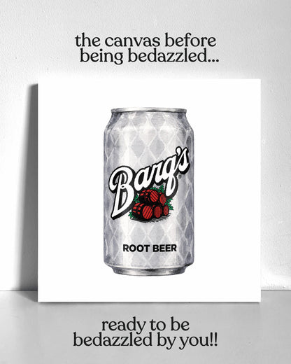 Root Beer Bedazzle Canvas Kit