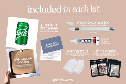 Sprite Bedazzle Canvas Kit