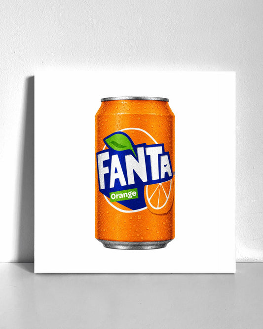 Orange Fanta Bedazzle Canvas Kit