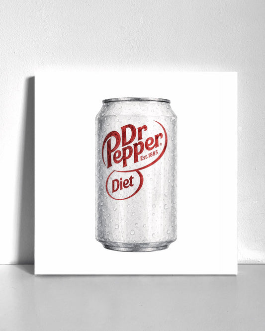 Diet Dr. Pepper Bedazzle Canvas Kit