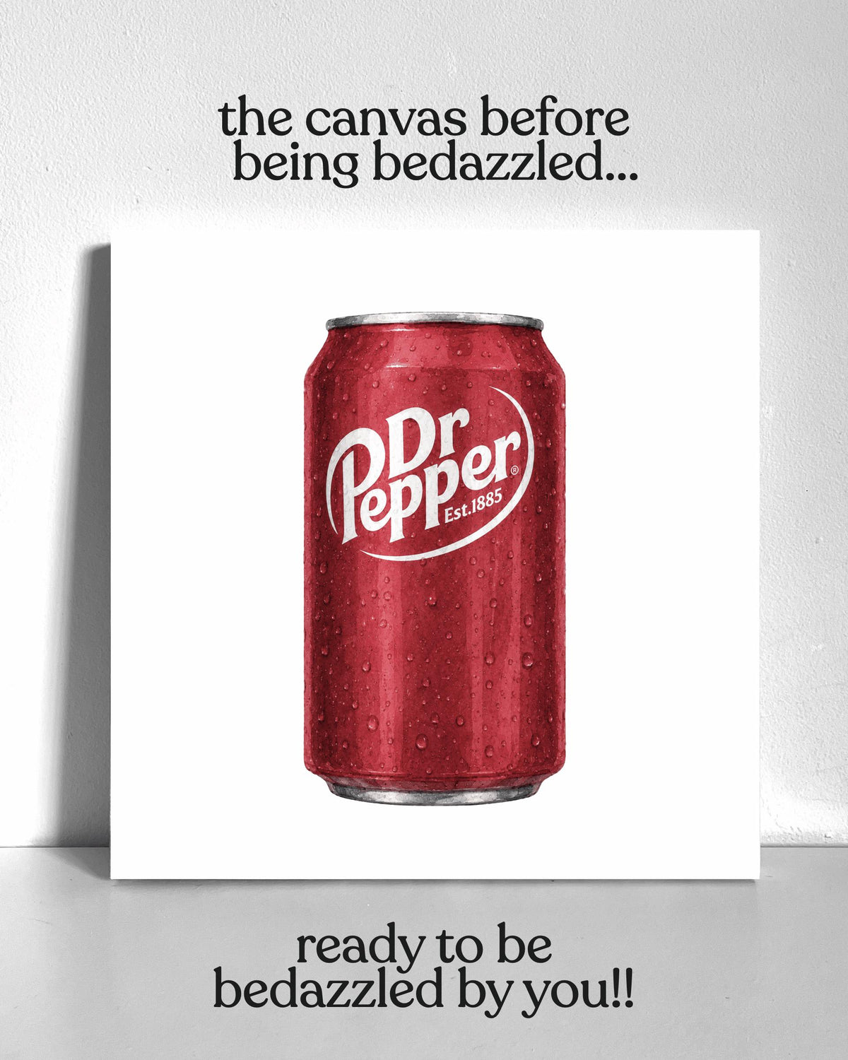 Dr. Pepper Bedazzle Canvas Kit