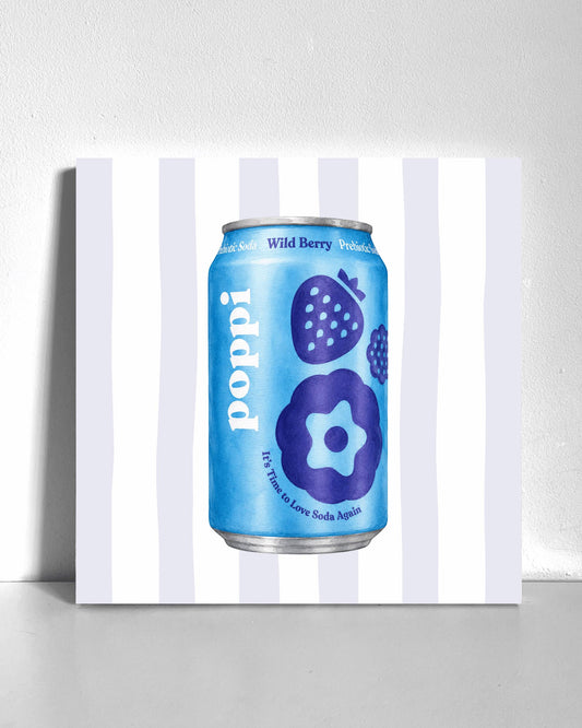 Wild Berry Poppi Bedazzle Canvas Kit
