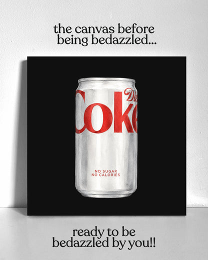 Aesthetic Diet Cola Bedazzle Canvas Kit