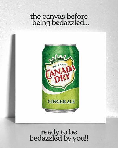 Ginger Ale Bedazzle Canvas Kit