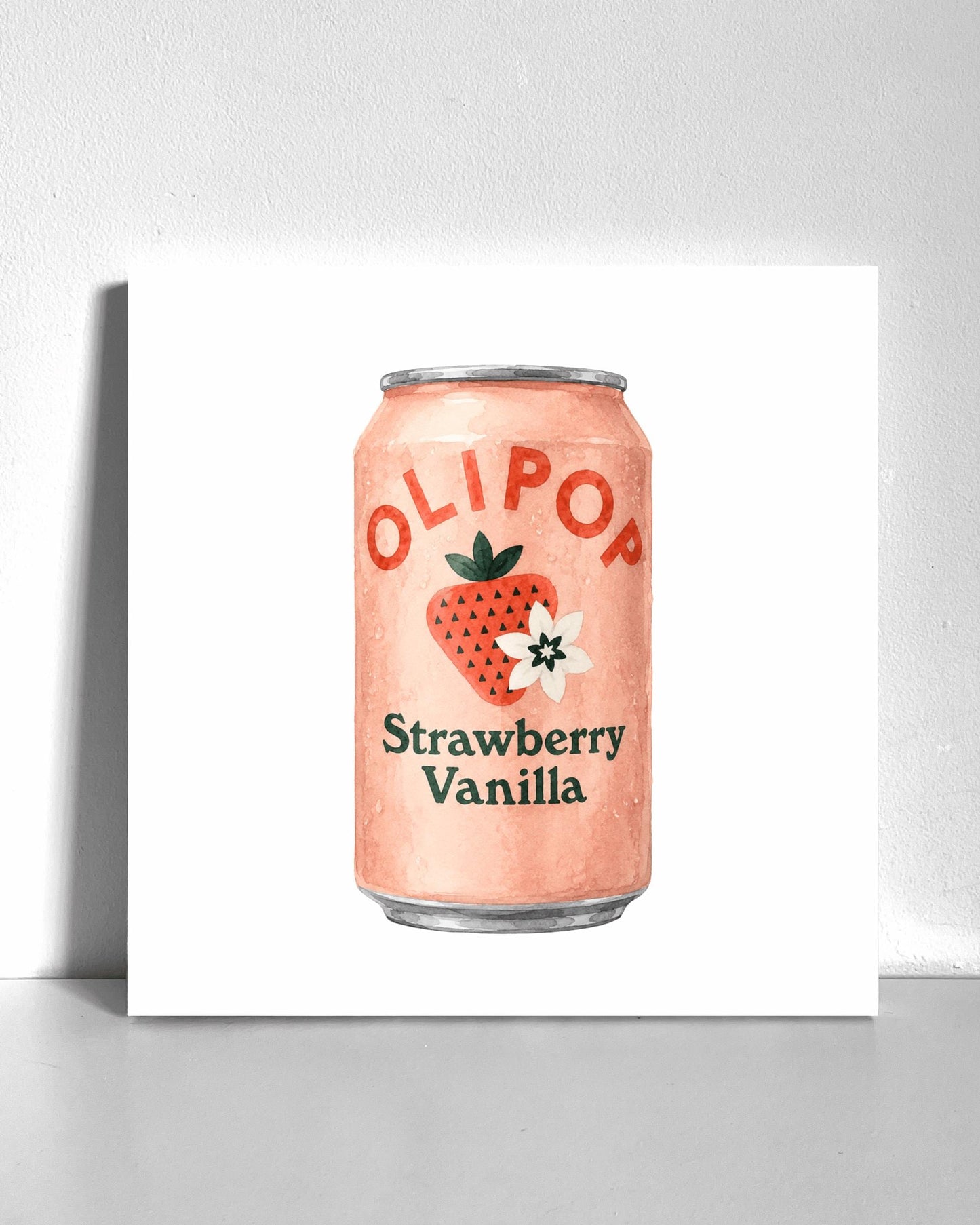 Strawberry Vanilla Olipop Bedazzle Canvas Kit