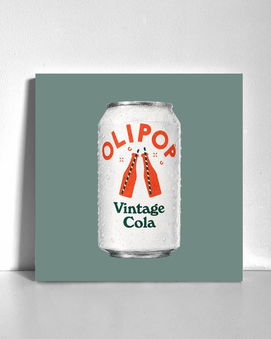 Vintage Cola Olipop Bedazzle Canvas Kit