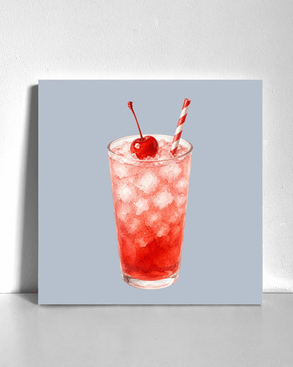 Iced Shirley Temple Bedazzle Canvas Kit