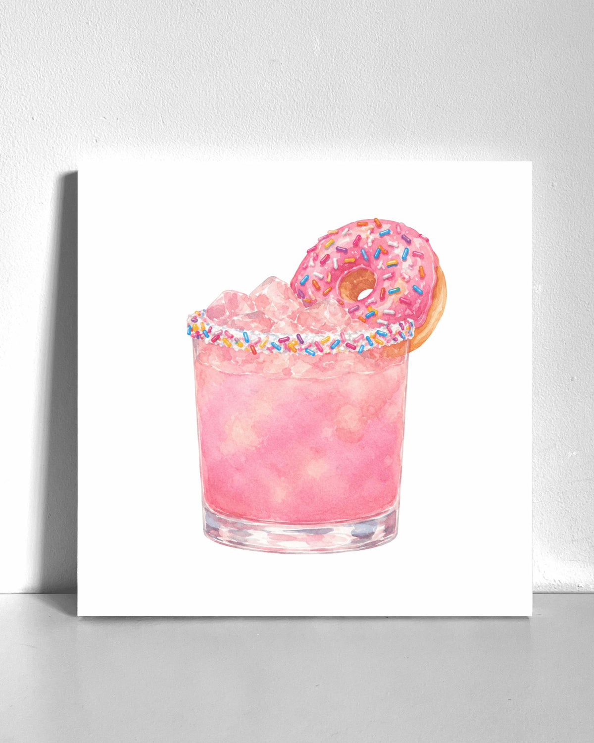 Donut Drink Bedazzle Canvas Kit