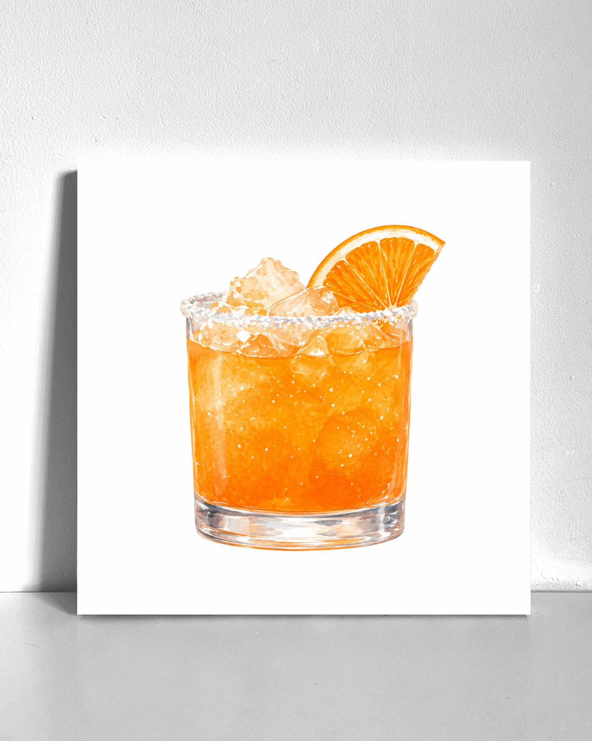 Orange Drink Bedazzle Canvas Kit