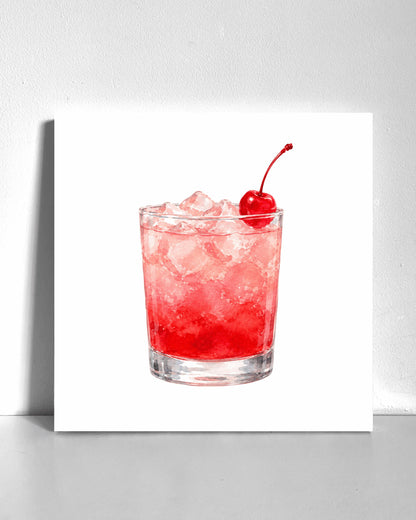 Shirley Temple Drink Bedazzle Canvas Kit