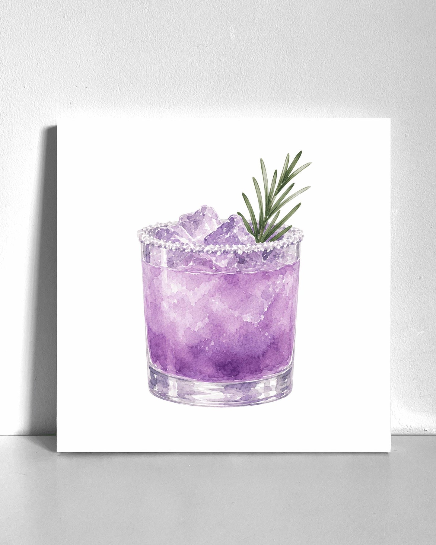 Lavender Drink Bedazzle Canvas Kit