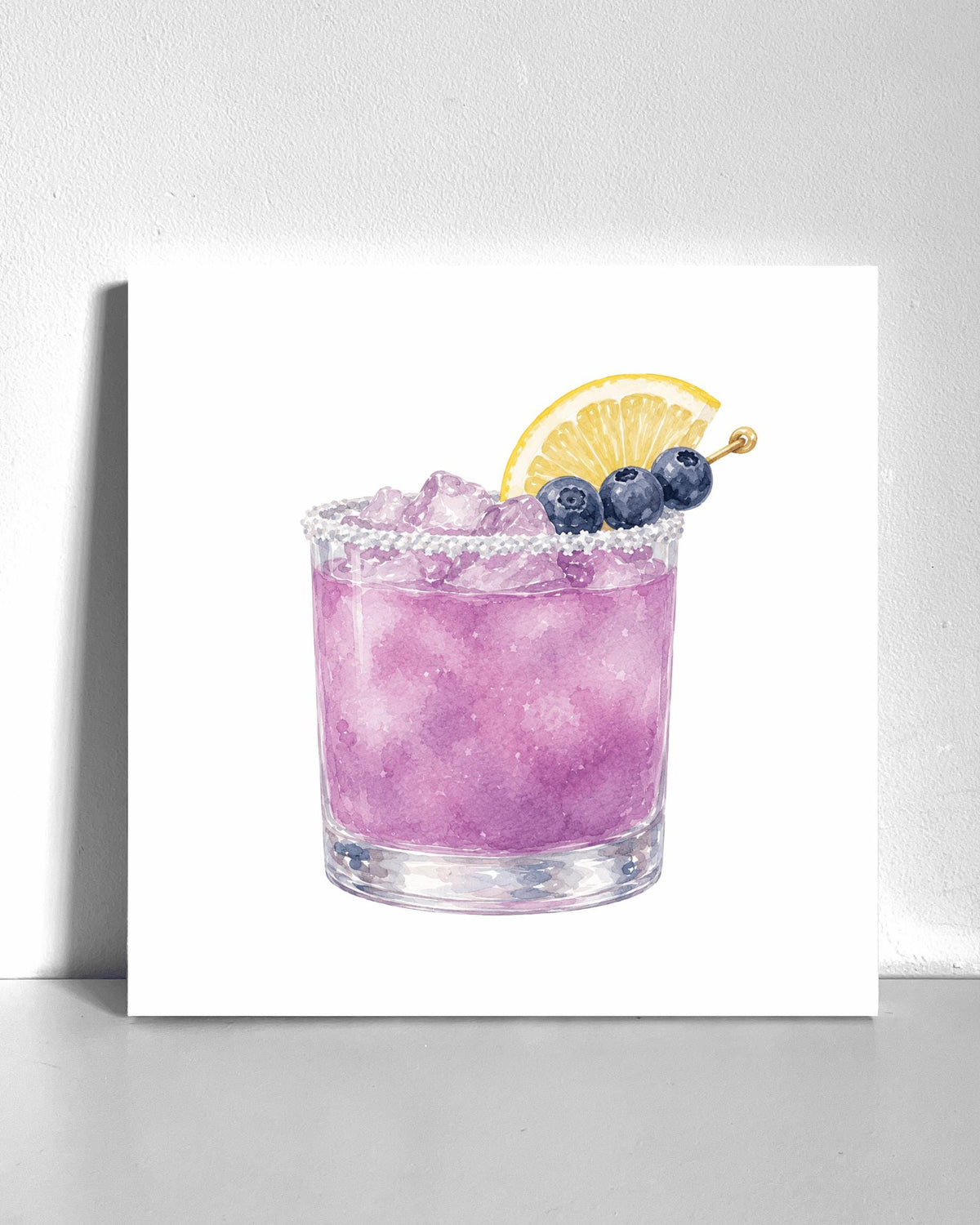 Blueberry Drink Bedazzle Canvas Kit
