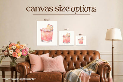 Dessert Drink Bedazzle Canvas Kit