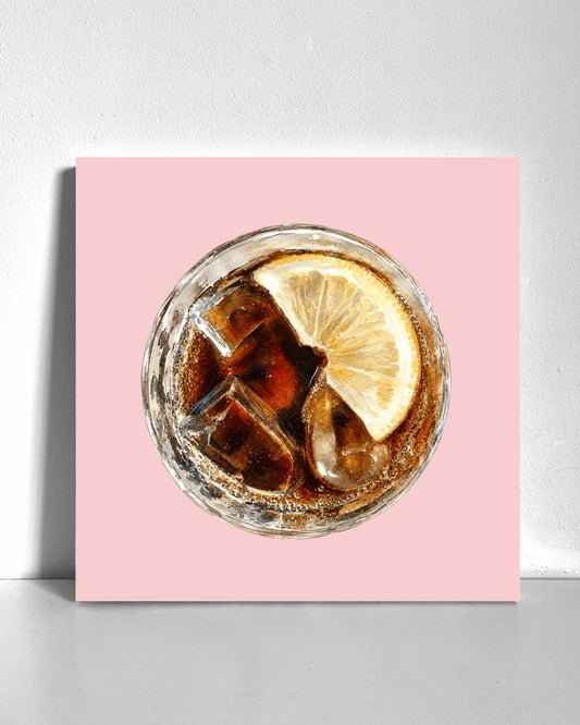 Aesthetic Lemon Soda Bedazzle Canvas Kit