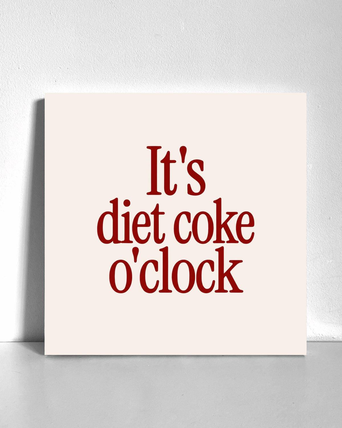 Diet Cola O'Clock Bedazzle Canvas Kit