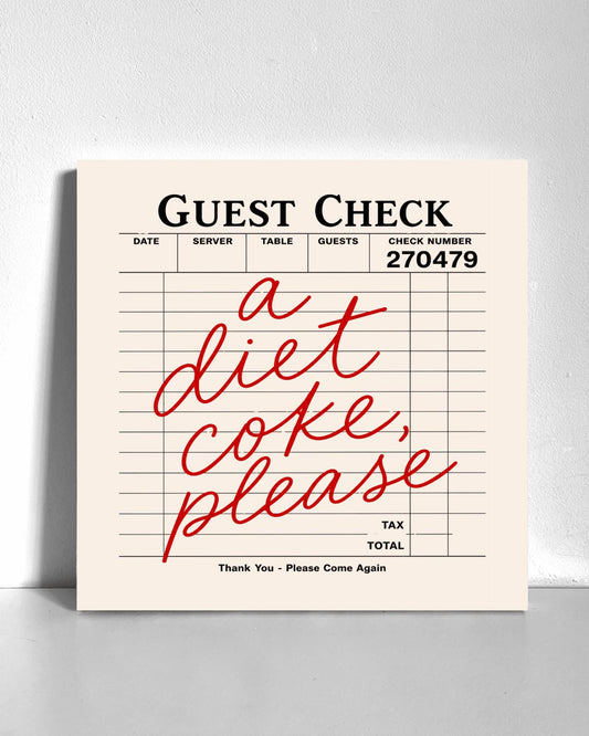 Diet Cola, Please Bedazzle Canvas Kit