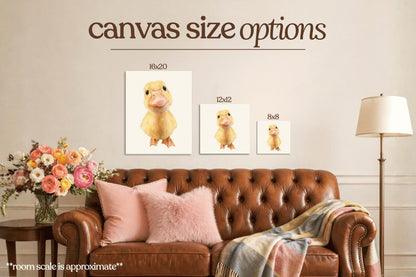 Baby Duck Bedazzle Canvas Kit
