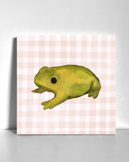 Frog Bedazzle Canvas Kit