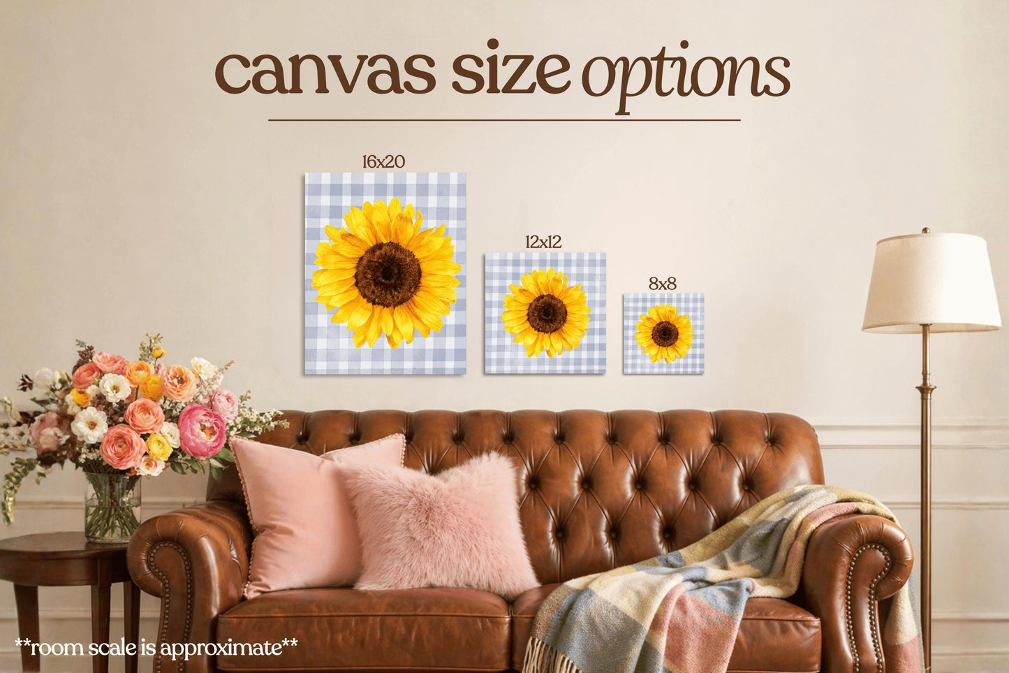 Sunflower Bedazzle Canvas Kit