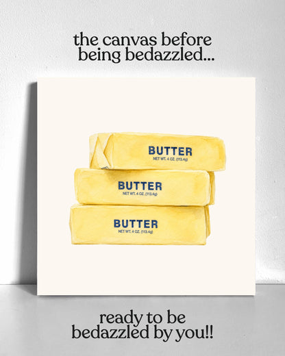 Butter Bedazzle Canvas Kit