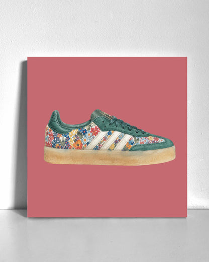 Flower Sneaker Bedazzle Canvas Kit