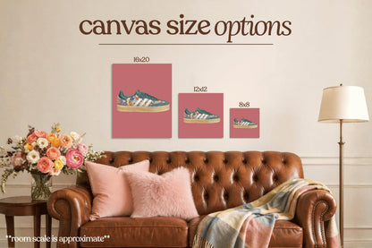 Flower Sneaker Bedazzle Canvas Kit