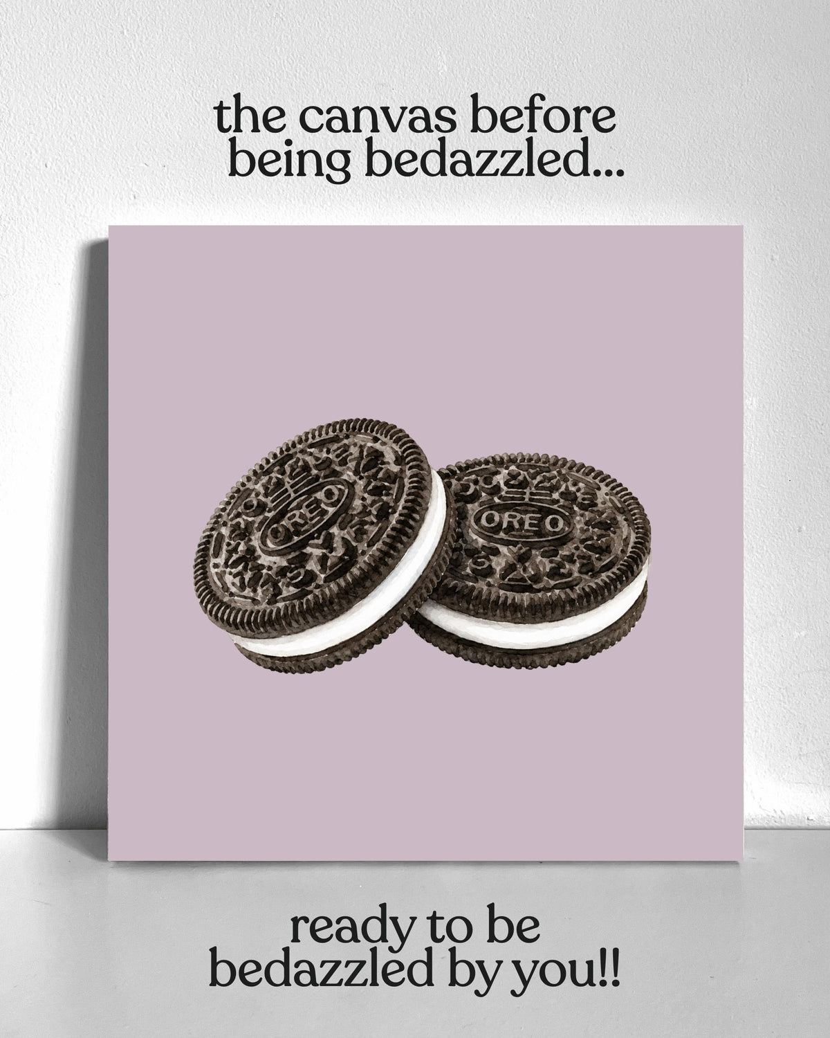 Cookies Bedazzle Canvas Kit