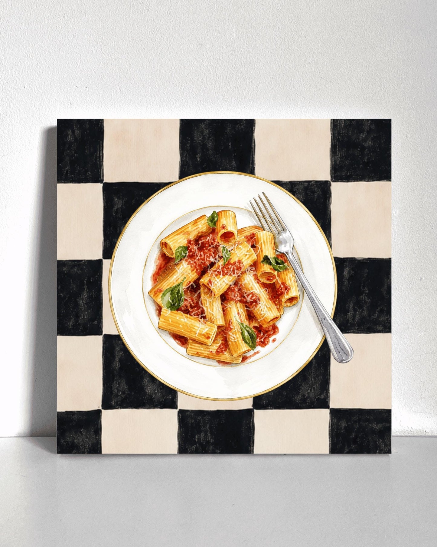 Pasta Dish Bedazzle Canvas Kit