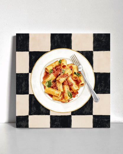 Pasta Dish Bedazzle Canvas Kit