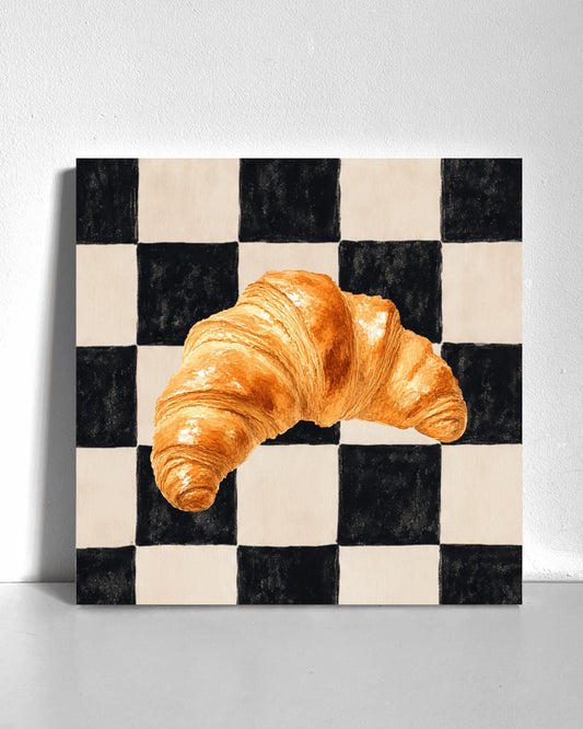 Fresh Croissant Bedazzle Canvas Kit