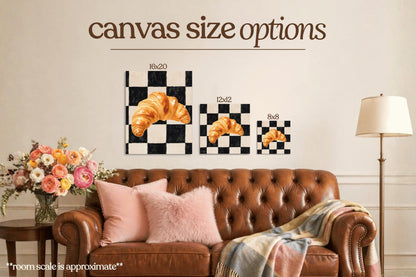 Fresh Croissant Bedazzle Canvas Kit