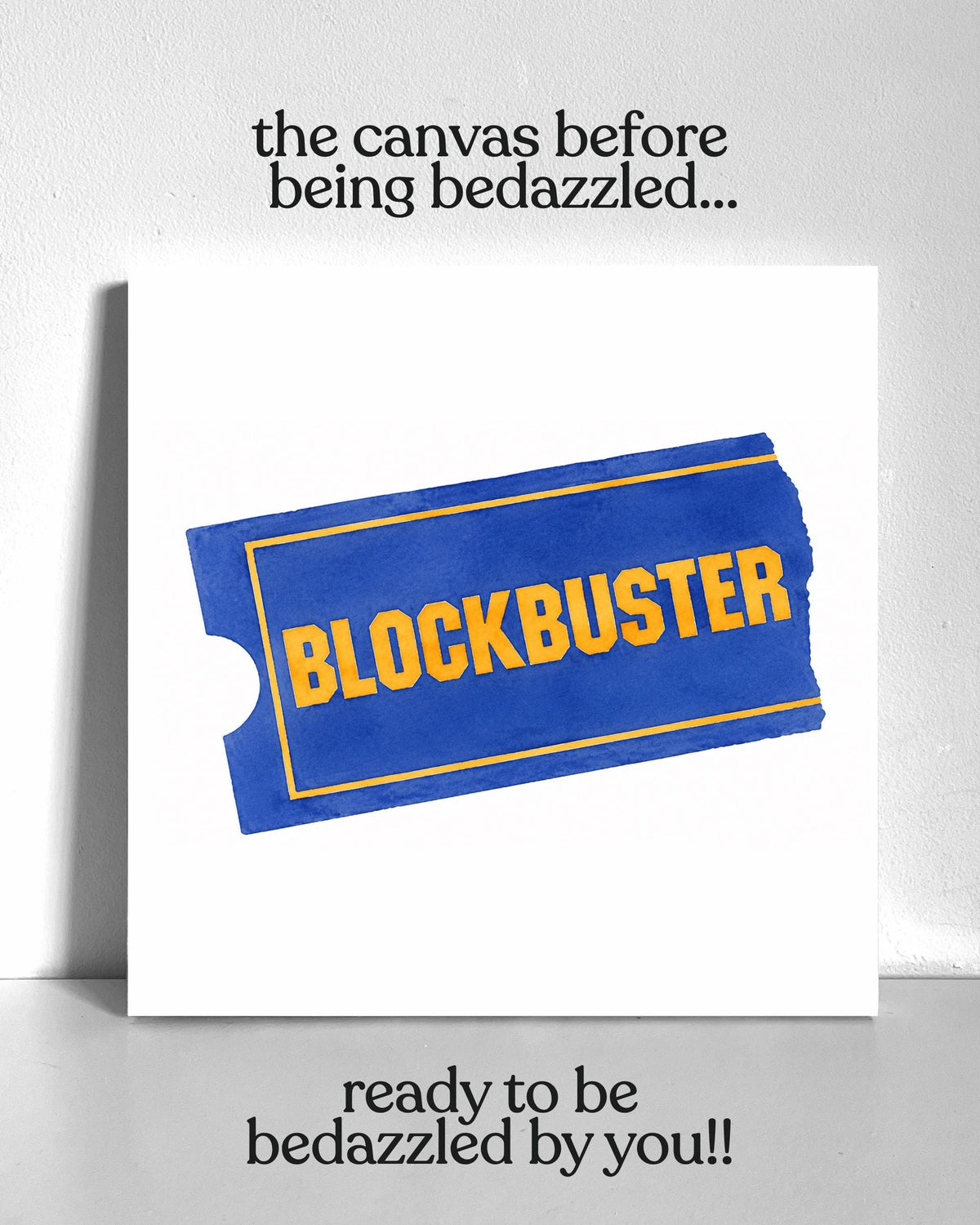 Blockbuster Bedazzle Canvas Kit