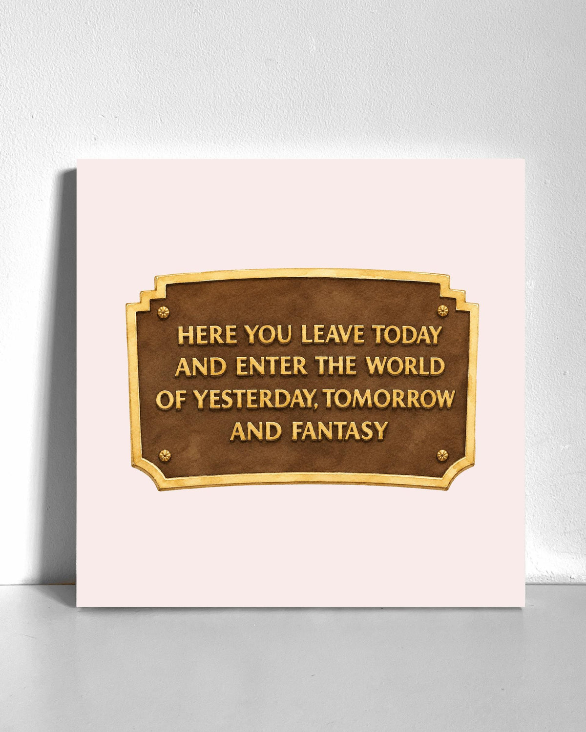 Park Sign Bedazzle Canvas Kit