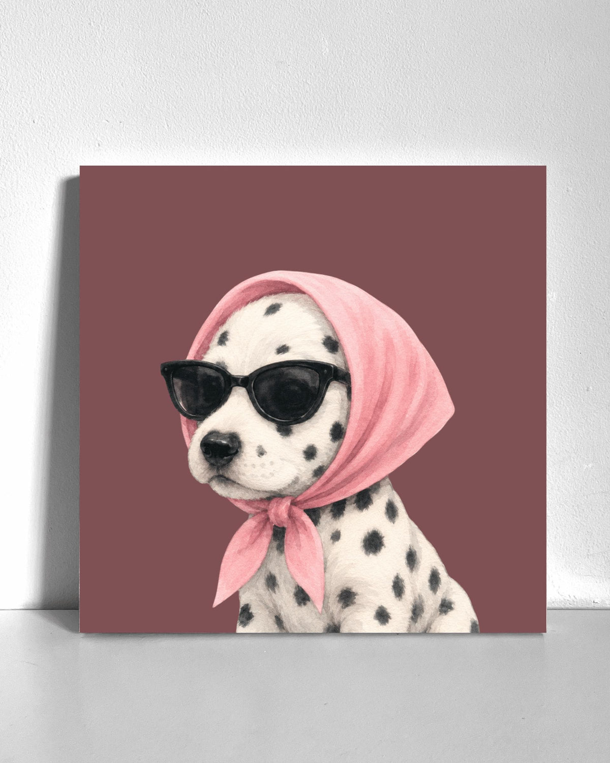 Stylish Dalmation Puppy Bedazzle Canvas Kit