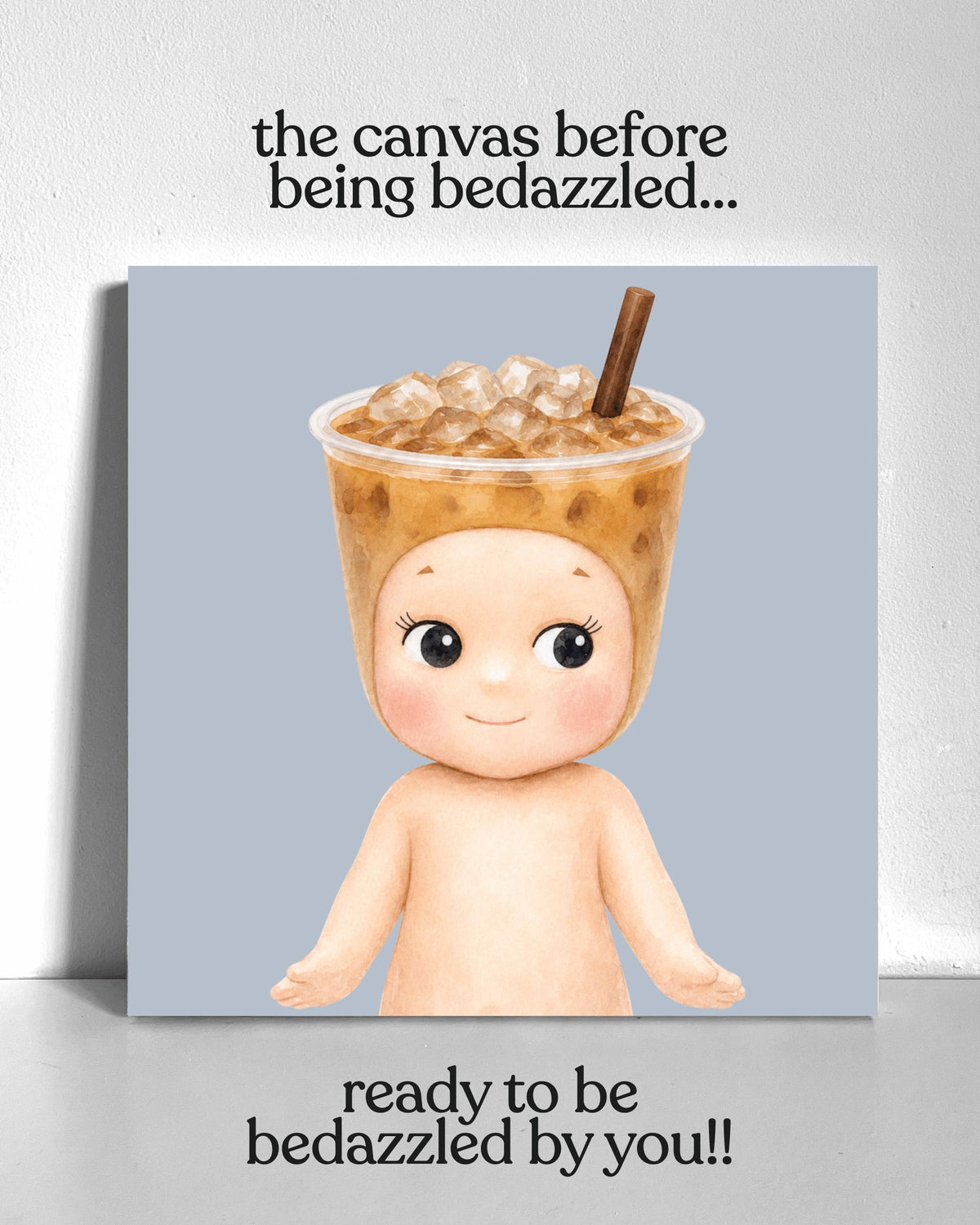 Coffee Sonny Bedazzle Canvas Kit