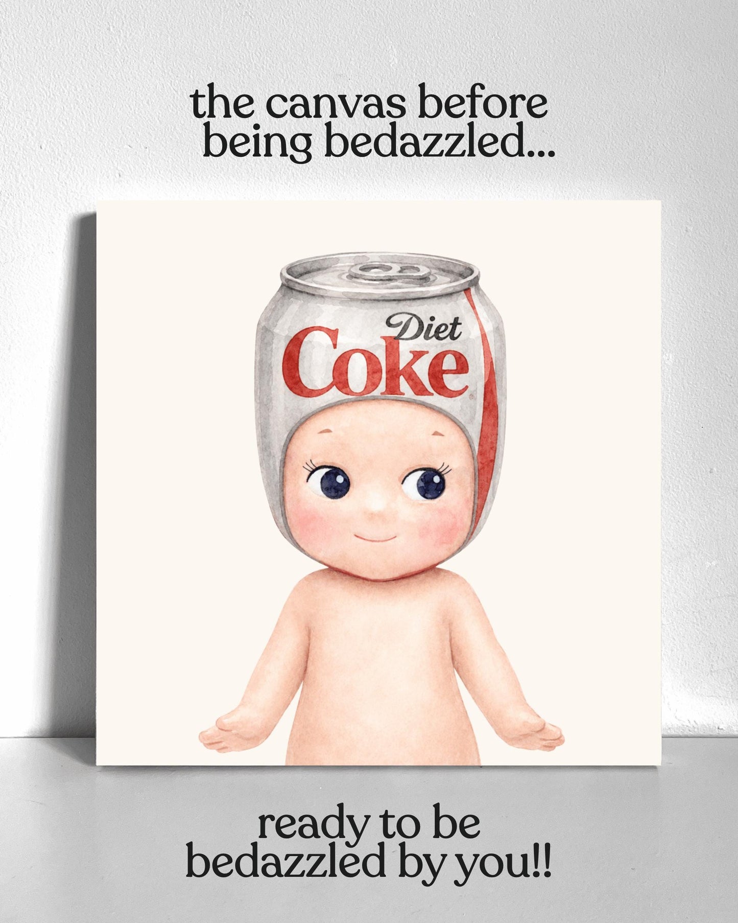 Diet Cola Sonny Bedazzle Canvas Kit