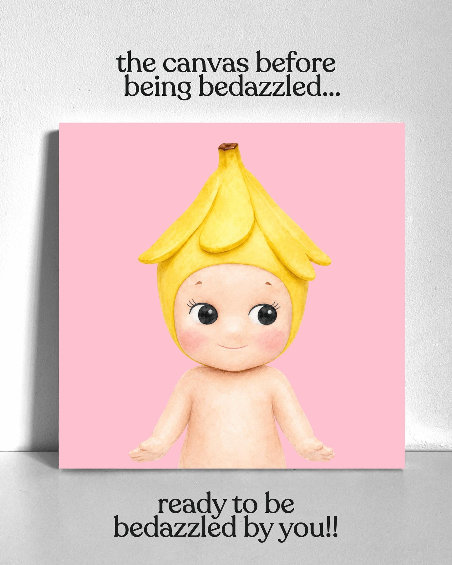Banana Sonny Bedazzle Canvas Kit
