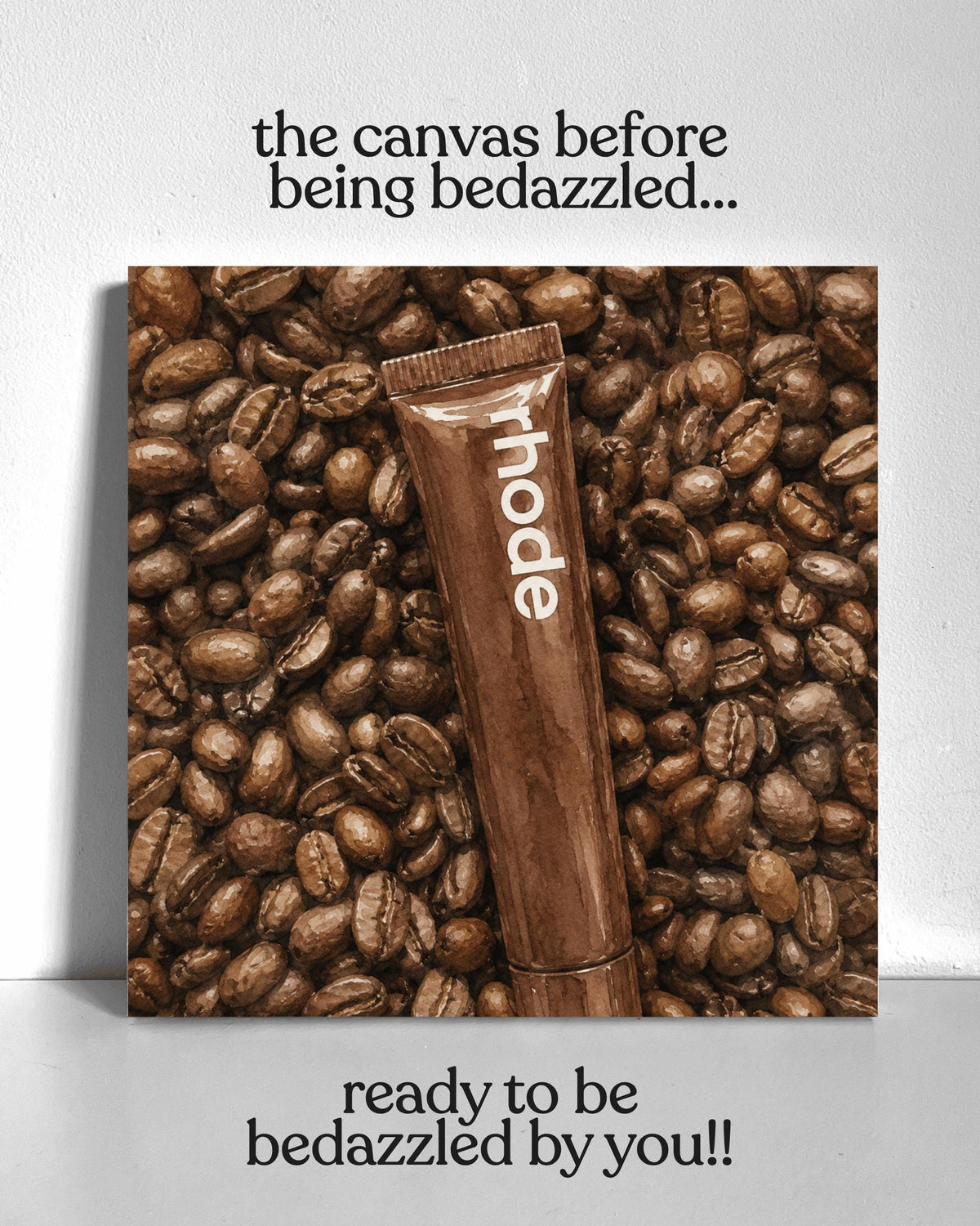 Coffee Rhode Bedazzle Canvas Kit
