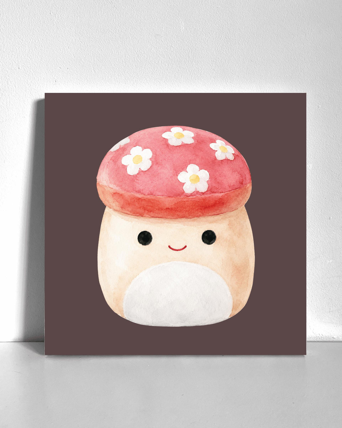 Mushroom Squish Plushie Bedazzle Canvas Kit