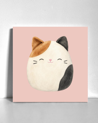 Cat Squish Plushie Bedazzle Canvas Kit